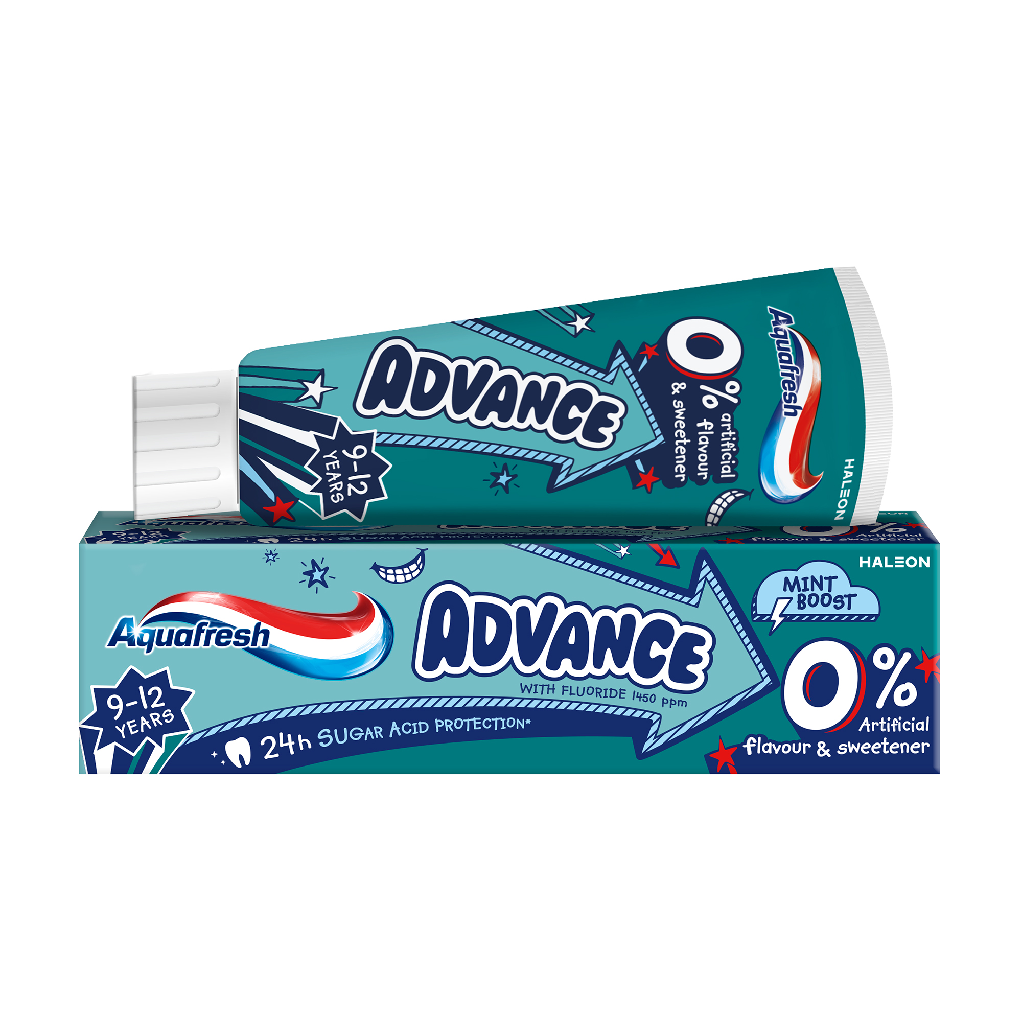 Дитяча зубна паста Aquafresh Advance 9-12 років, 75 мл