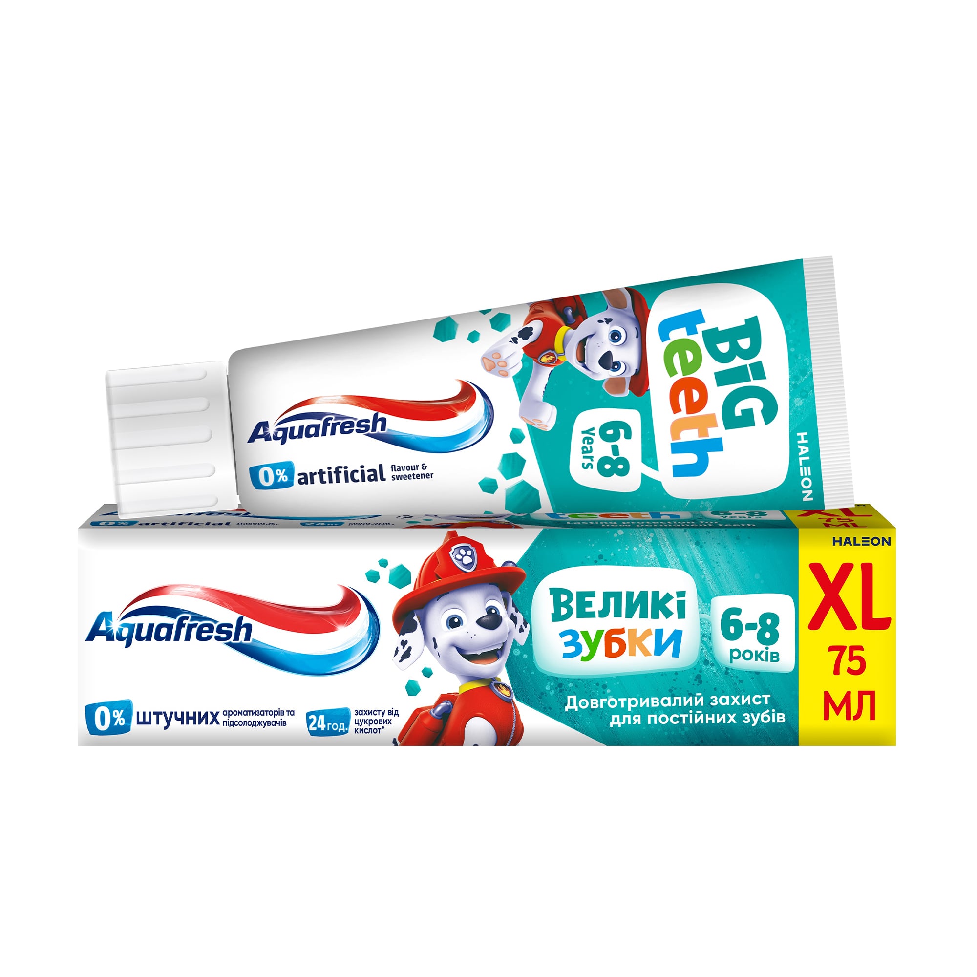 Дитяча зубна паста Aquafresh Мої великі зубки, 6-8 років, 75 мл